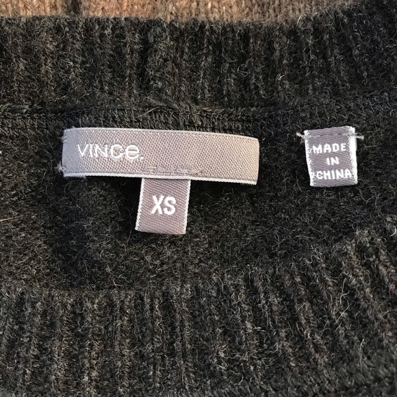 {Vince.} Brown striped slouchy sweater, XS - Picture 5 of 7